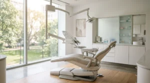 Bright modern dental suite where regular dental exams catch problems early